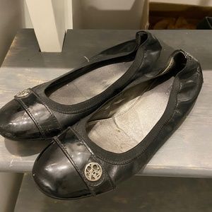 Coach Black Flats